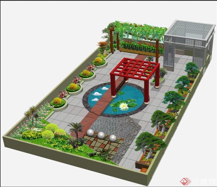 樓頂花園設計圖